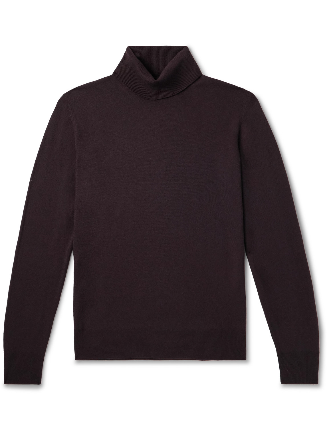 Loro Piana Garment-dyed Baby Cashmere Rollneck Sweater In Brown