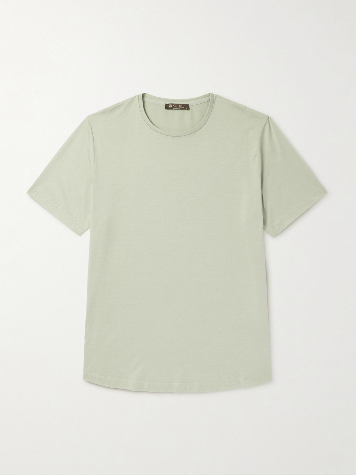 Loro Piana ilk and Cotton-Blend T-hirt - Men