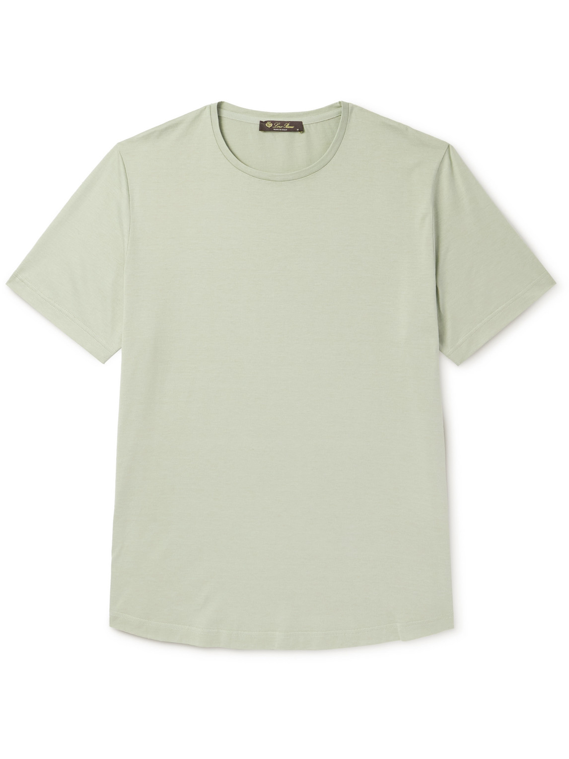Silk and Cotton-Blend T-Shirt