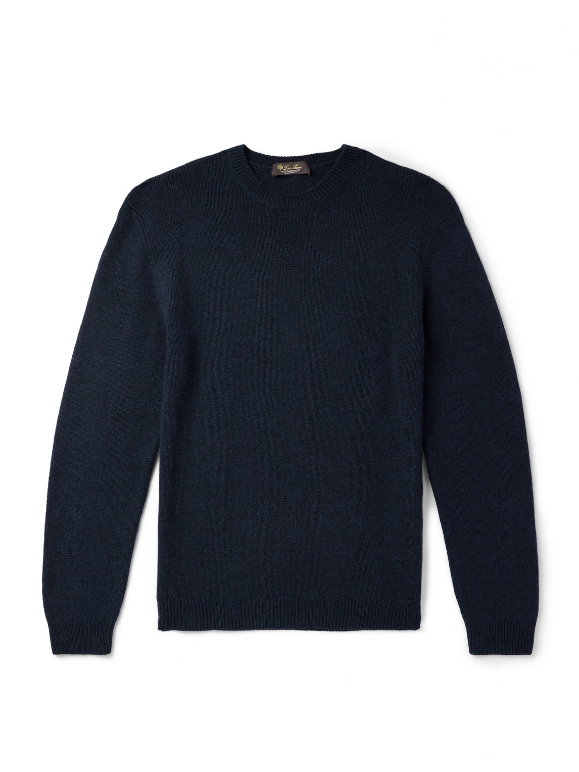 Loro Piana Fobello Cashmere Sweater In Blue