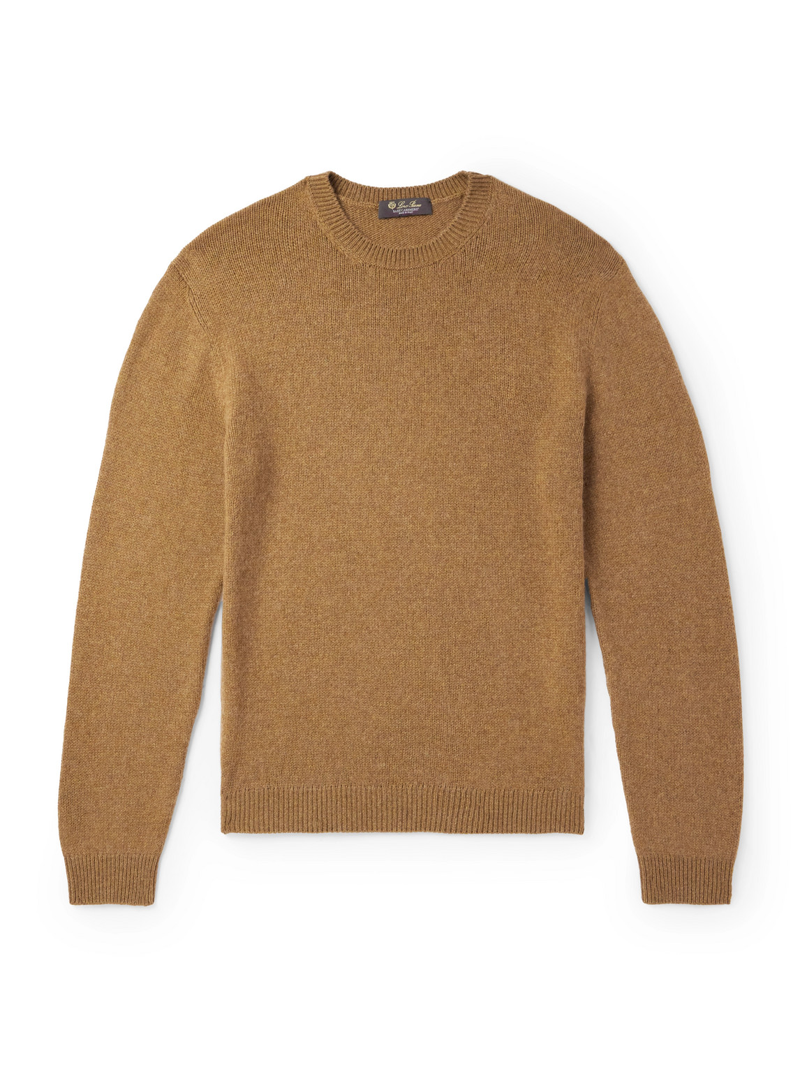 Loro Piana Fobello Cashmere Sweater In Brown