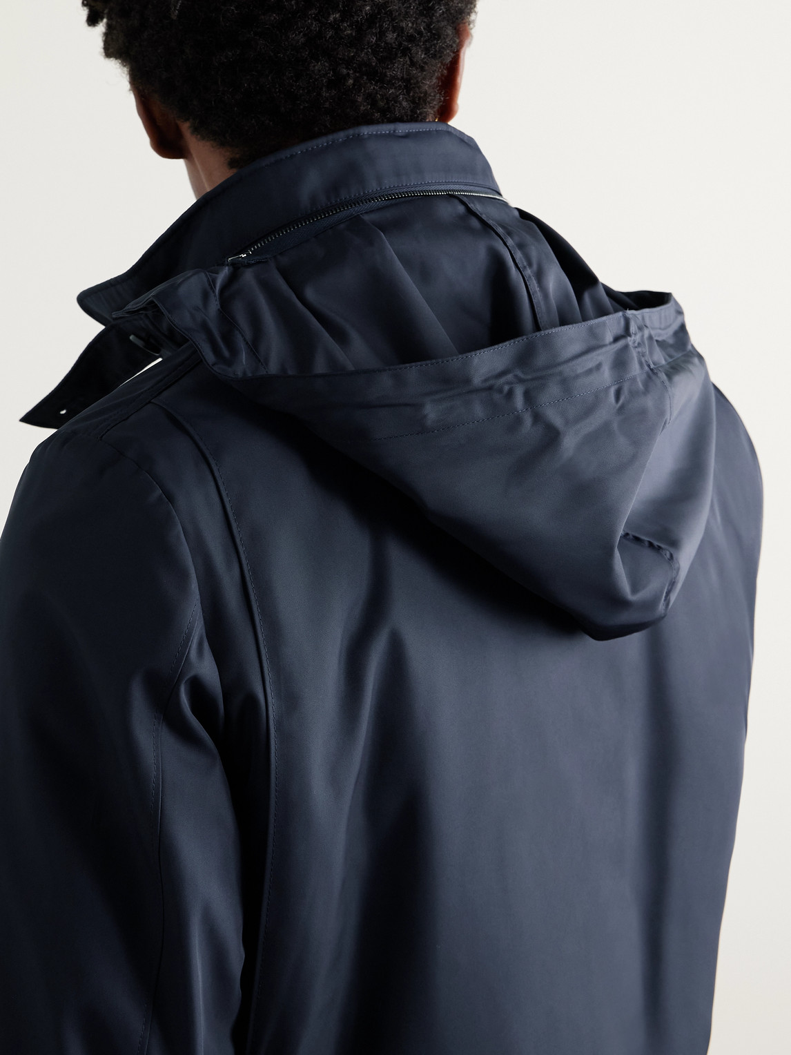 Loro Piana Traveller Shell Jacket In Blue