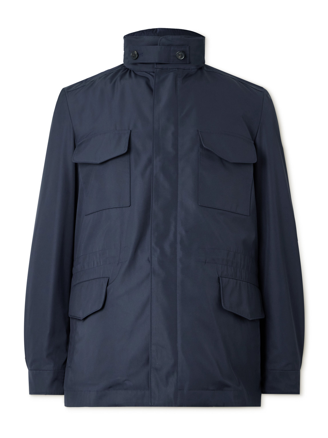 Loro Piana Traveller Shell Jacket In Blue