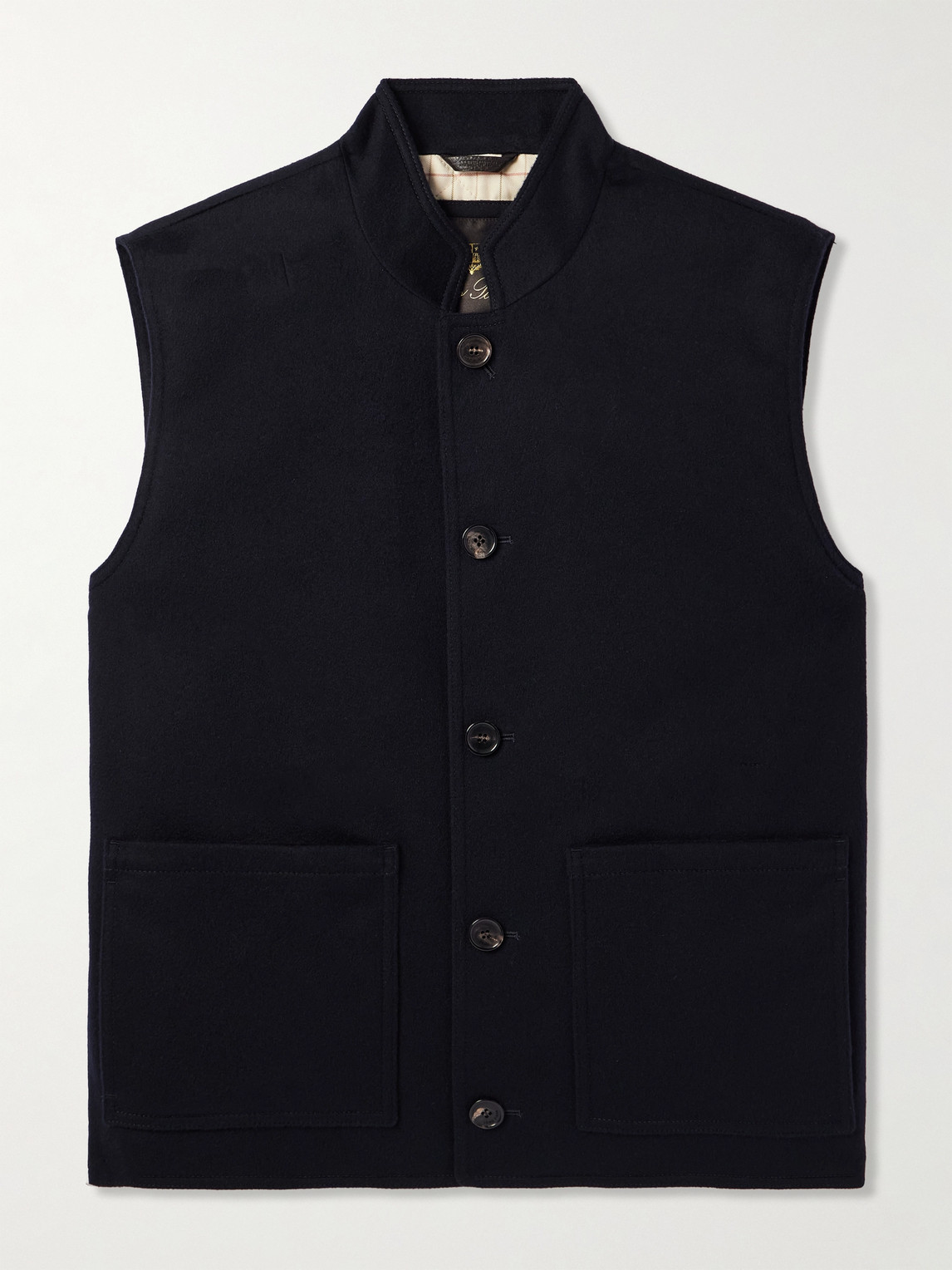 Loro Piana Storm System Cashmere-felt Gilet In Blue