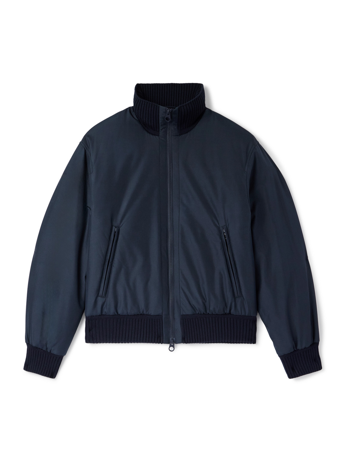 Loro Piana Denzel Padded Storm System® Silk Tech Bomber Jacket