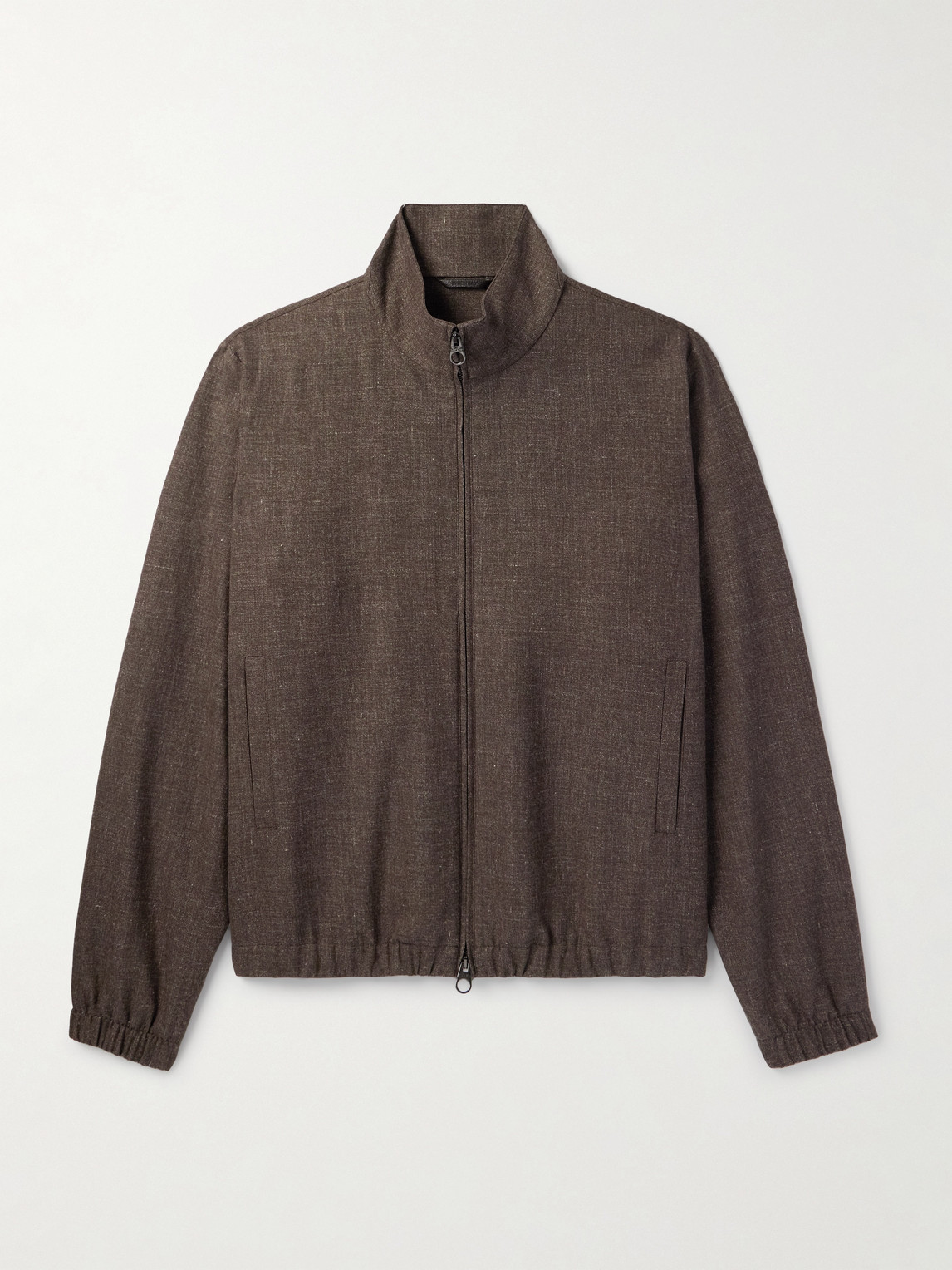 Loro Piana Linen and Wool-Blend Canvas Bomber Jacket - Men