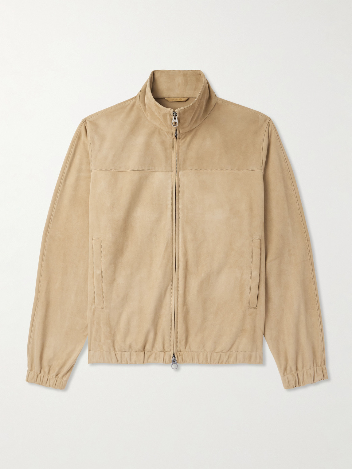 Loro Piana Suede Zip-Up Bomber Jacket - Men