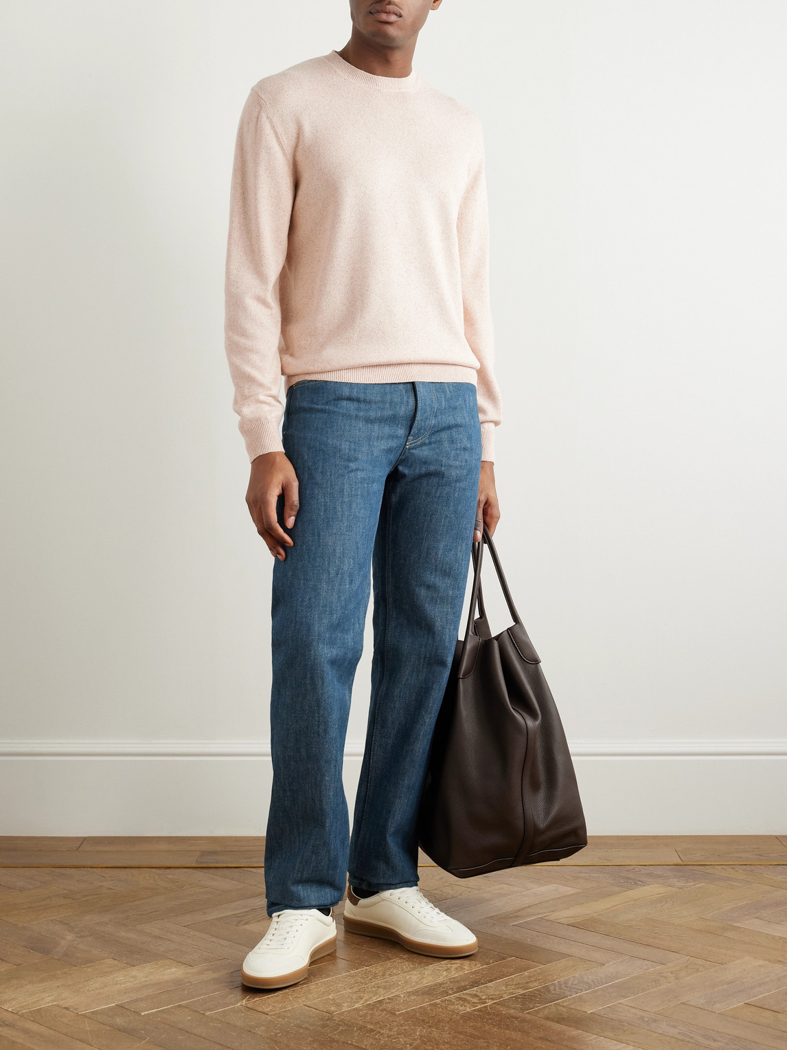 Loro Piana Ribbed Silk Sweater In Pink