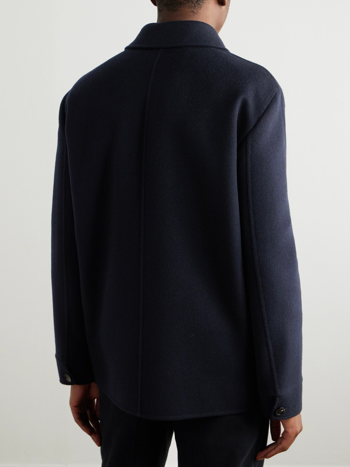  Loro Piana - Devis Storm System® Cashmere Overshirt - Men - Blue - It 52 