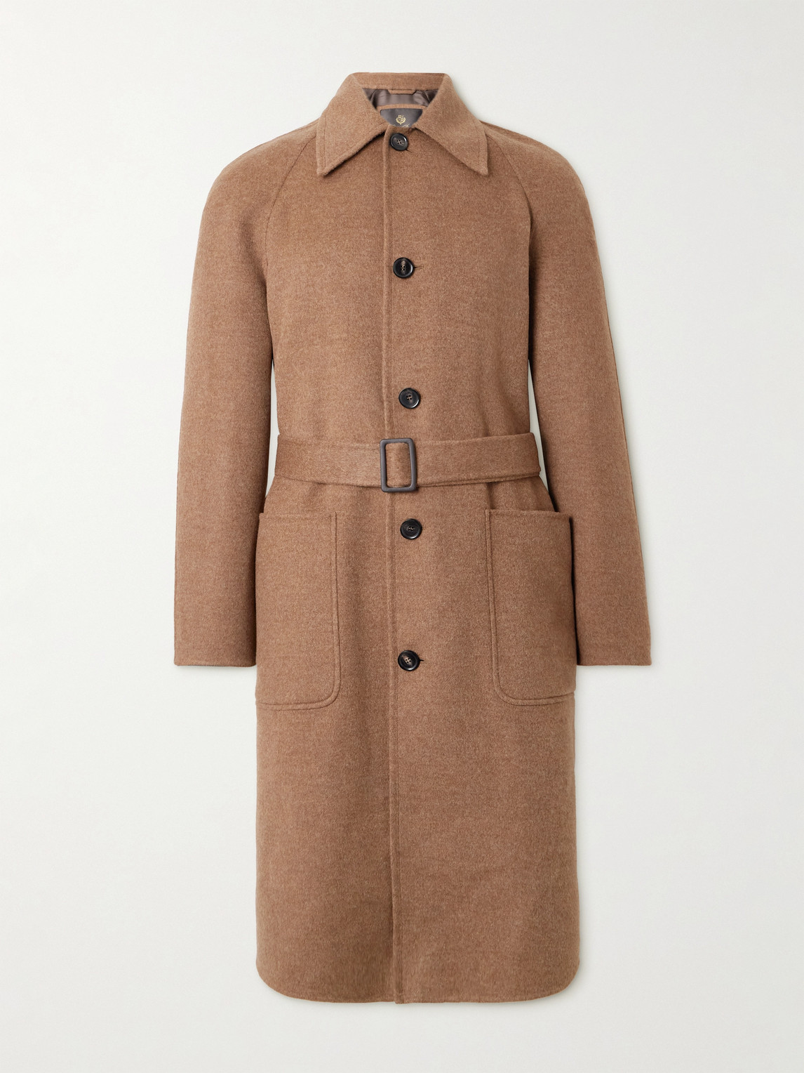 Owen Belted Suede-Trimmed Rain System® Cashmere Coat - Men