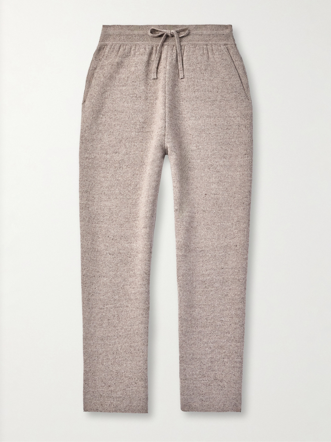 Loro Piana Tapered Linen and Cashmere-Blend Sweatpantsen