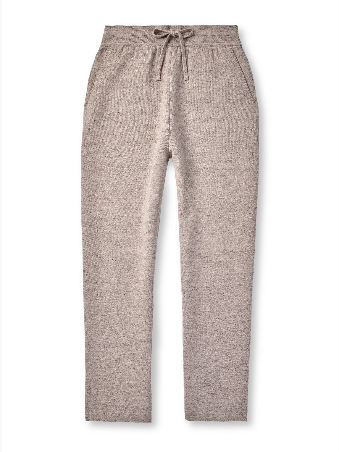 Tapered Linen and Cashmere-Blend Sweatpants