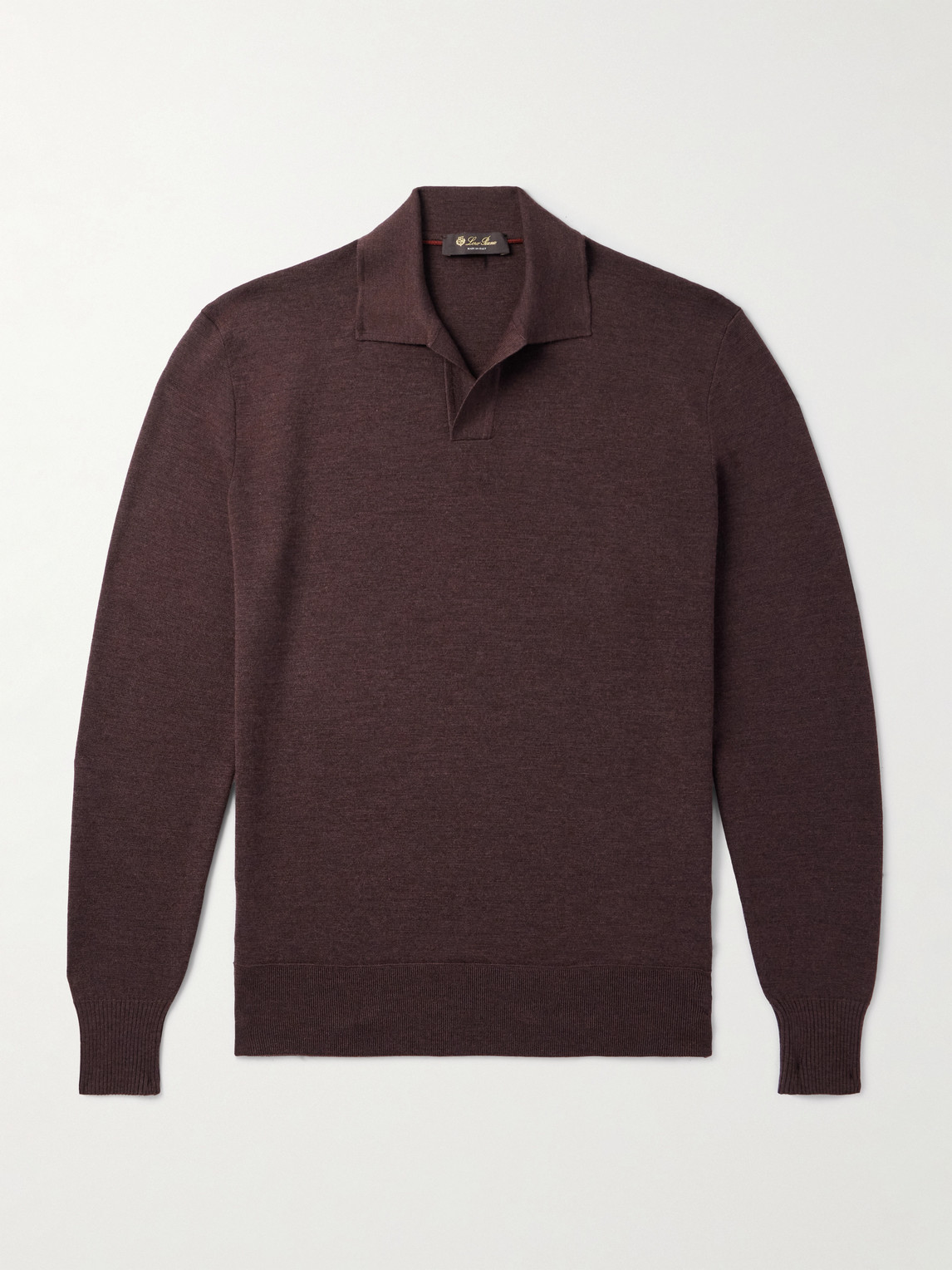 Loro Piana Aspen Virgin Wool Polo Shirt - Men