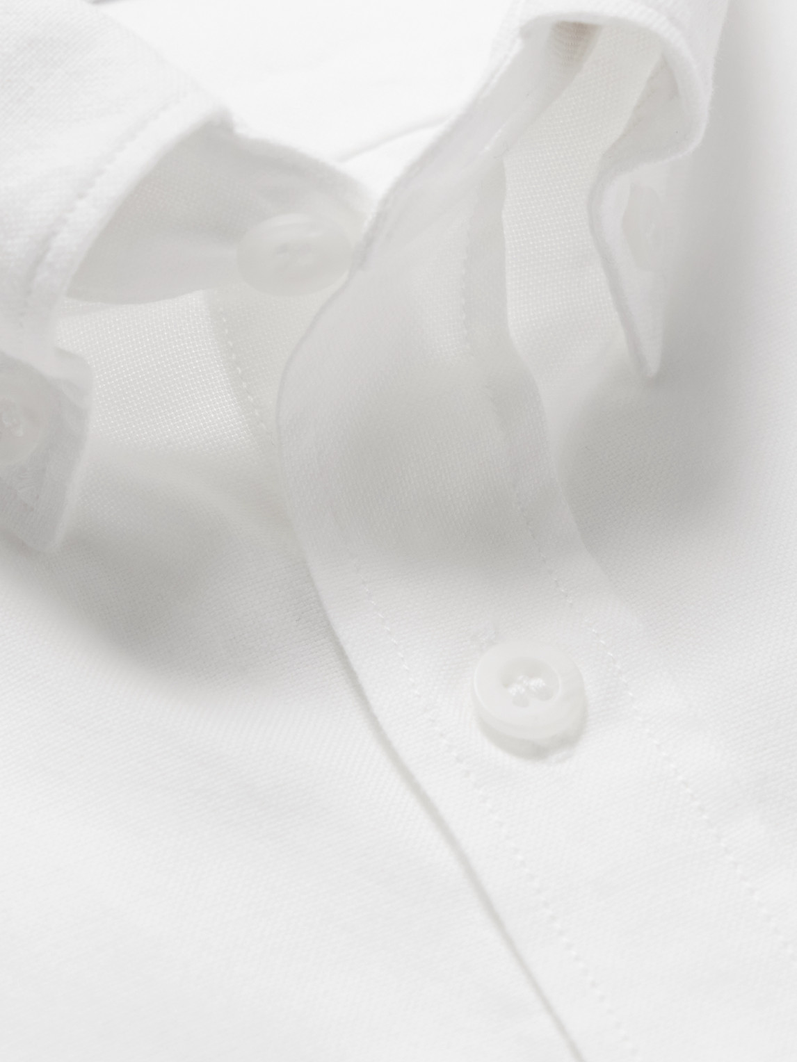 Button-Down Collar Cotton Oxford Shirt