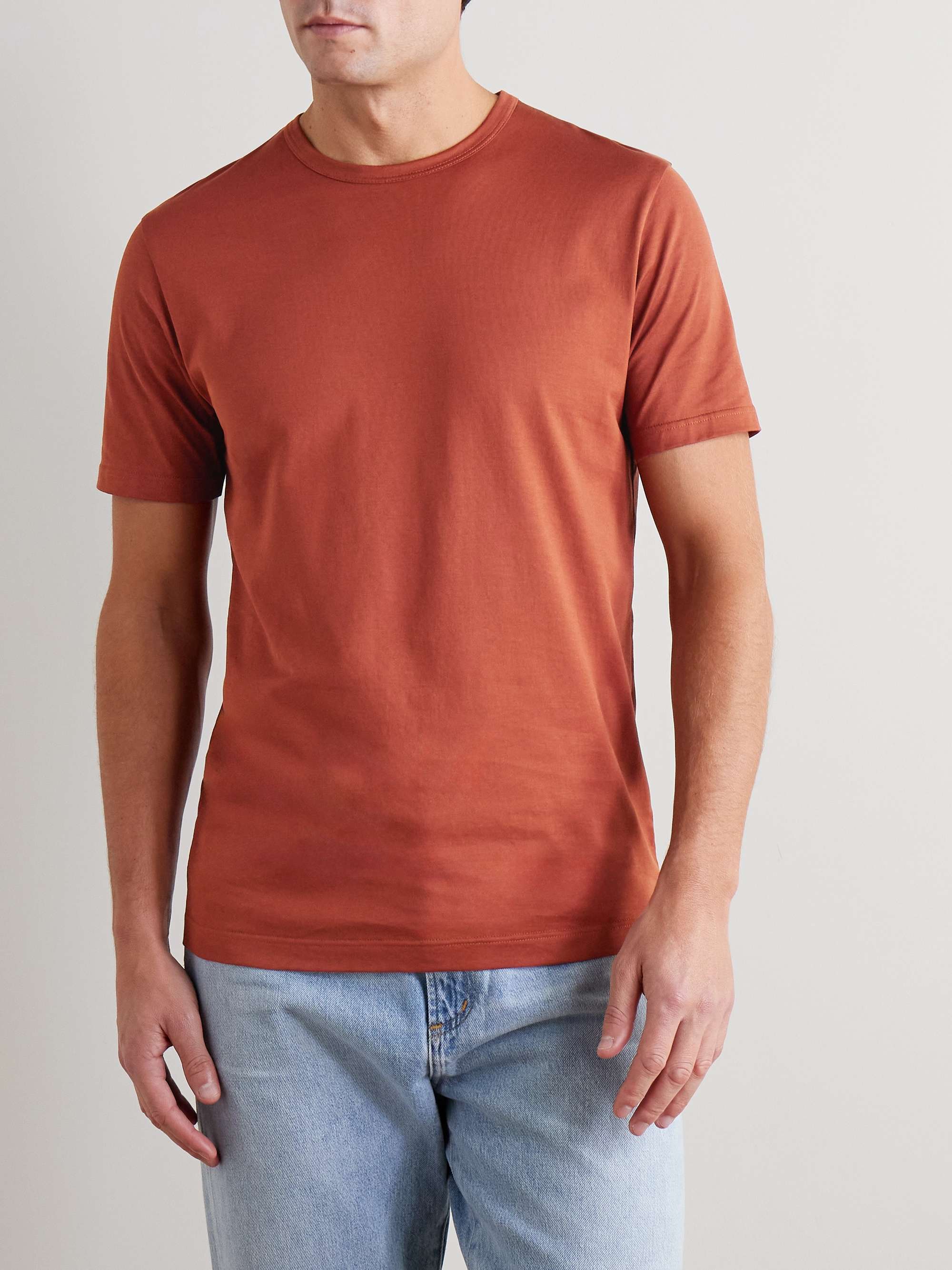 SUNSPEL Supima Cotton-Jersey T-Shirt