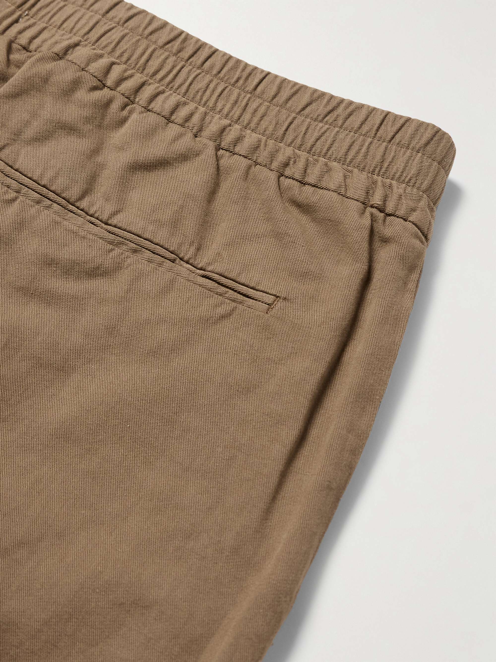 SUNSPEL Straight-Leg Cotton and Linen-Blend Trousers