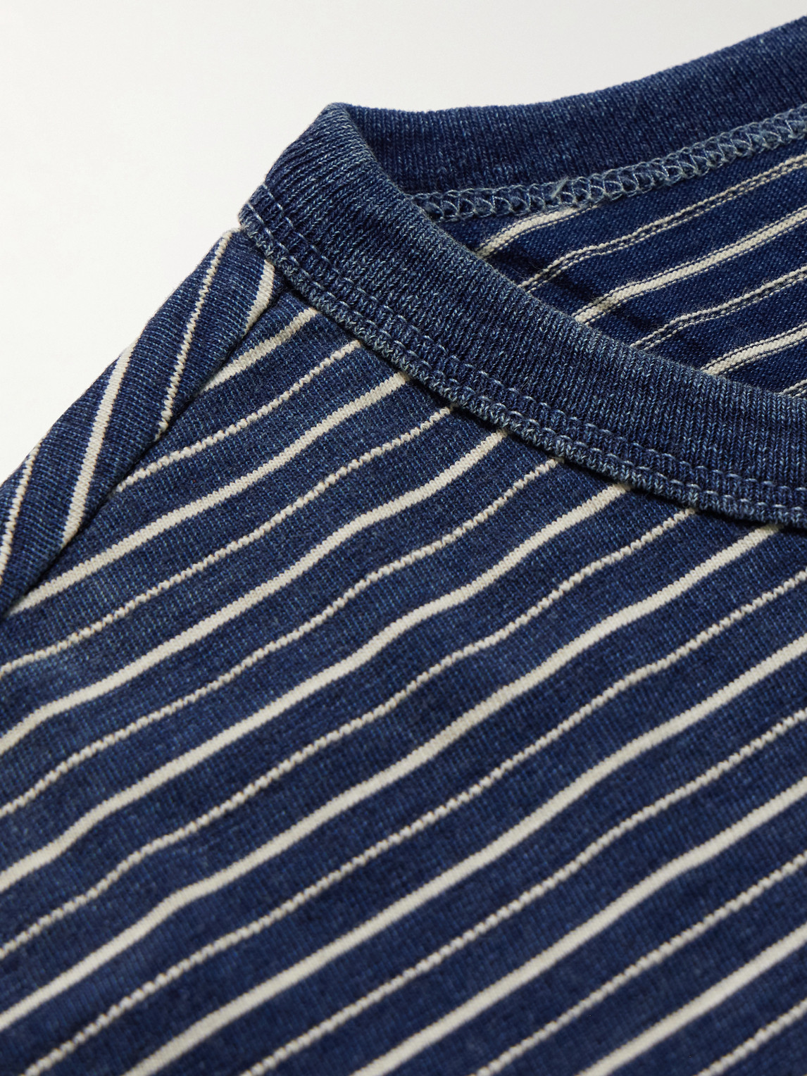 Striped Cotton-Jersey T-Shirt