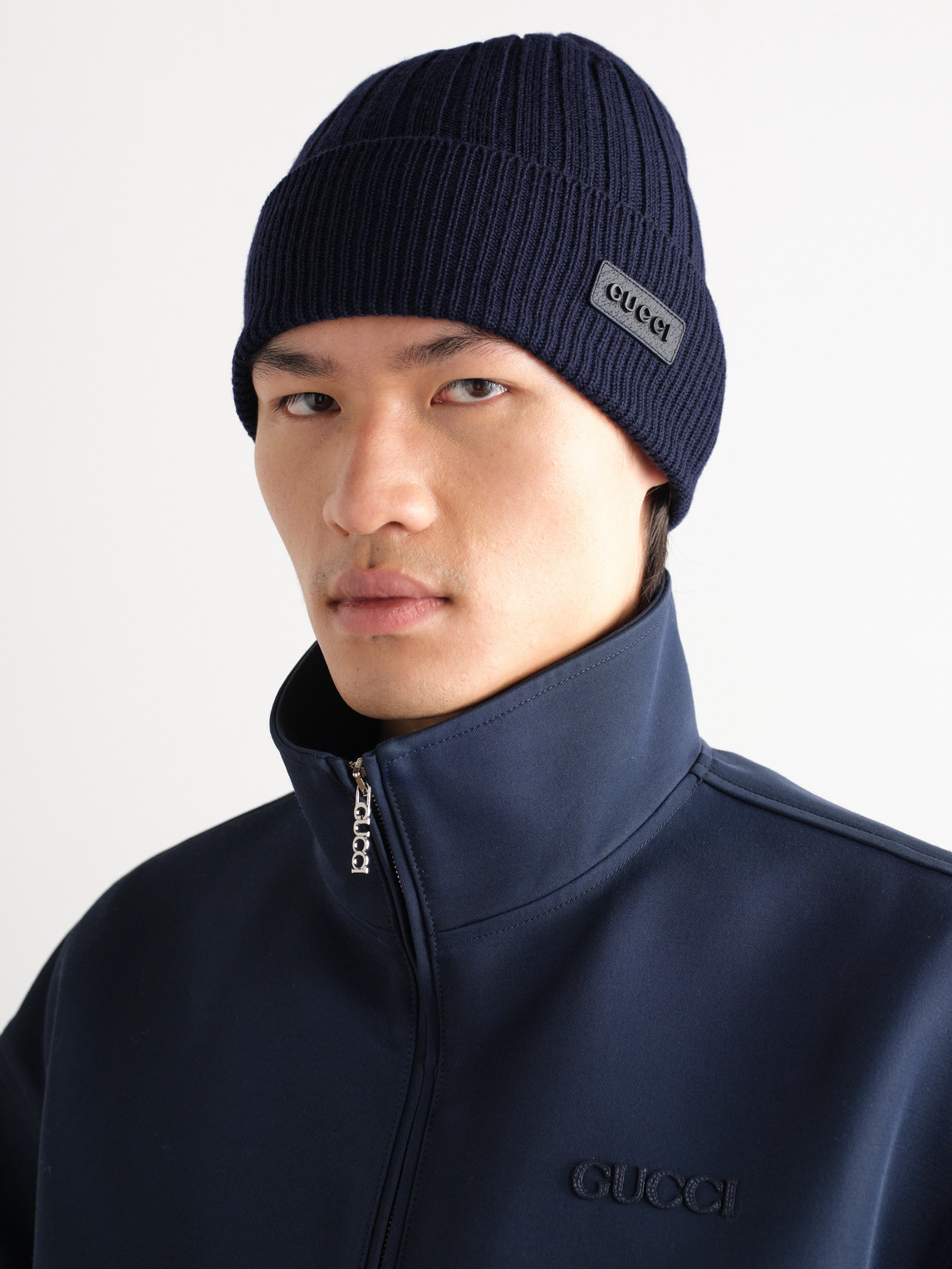 Logo-Appliquéd Ribbed Wool Beanie — 2