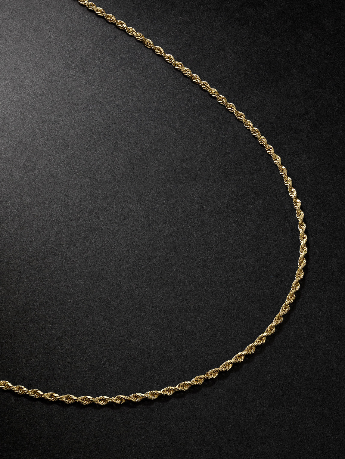 Greg Yuna 14-Karat Gold Rope Chain Necklace - Men