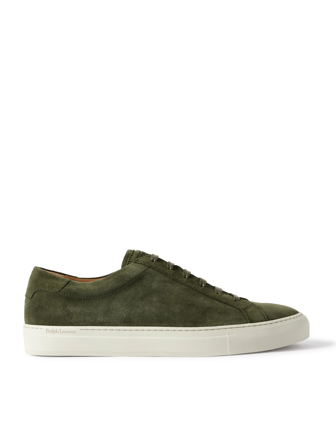 Polo Ralph Lauren Jermain Lux Suede Sneakers In Green