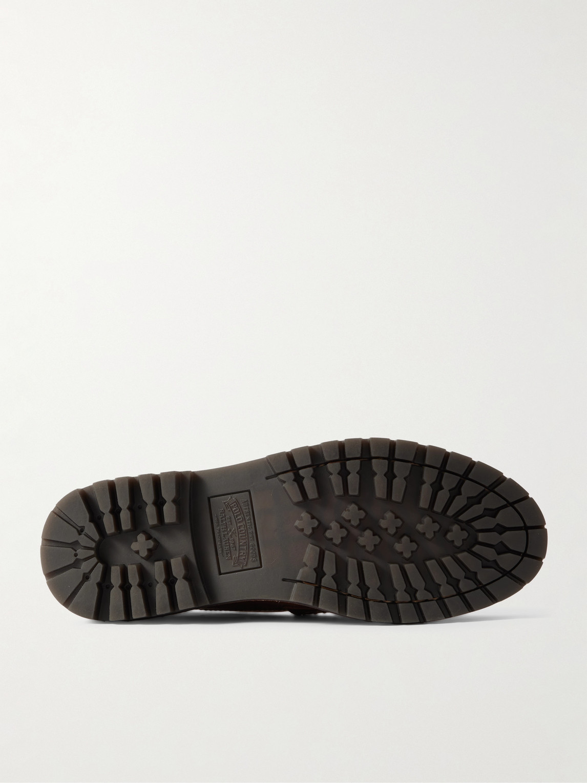 POLO RALPH LAUREN JETT OILED-LEATHER PENNY LOAFERS