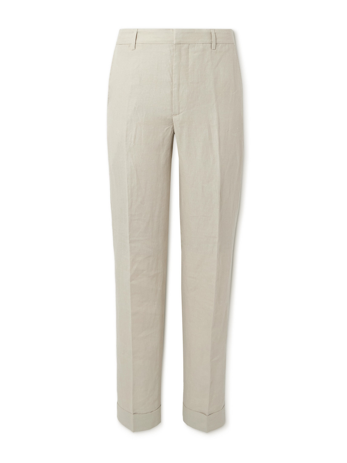 Polo Ralph Lauren Straight-leg Linen Suit Trousers In Neutrals