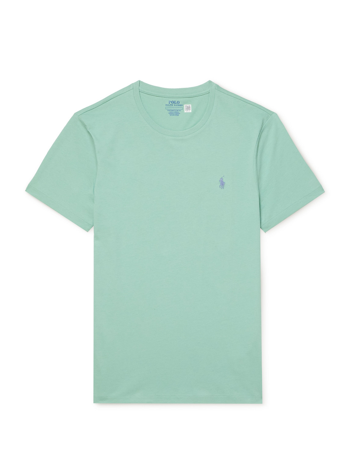 Polo Ralph Lauren Polo Pony-embroidered Cotton T-shirt In Green