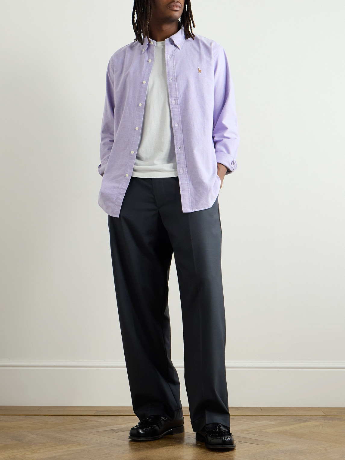 Button-Down Collar Cotton Oxford Shirt — 2