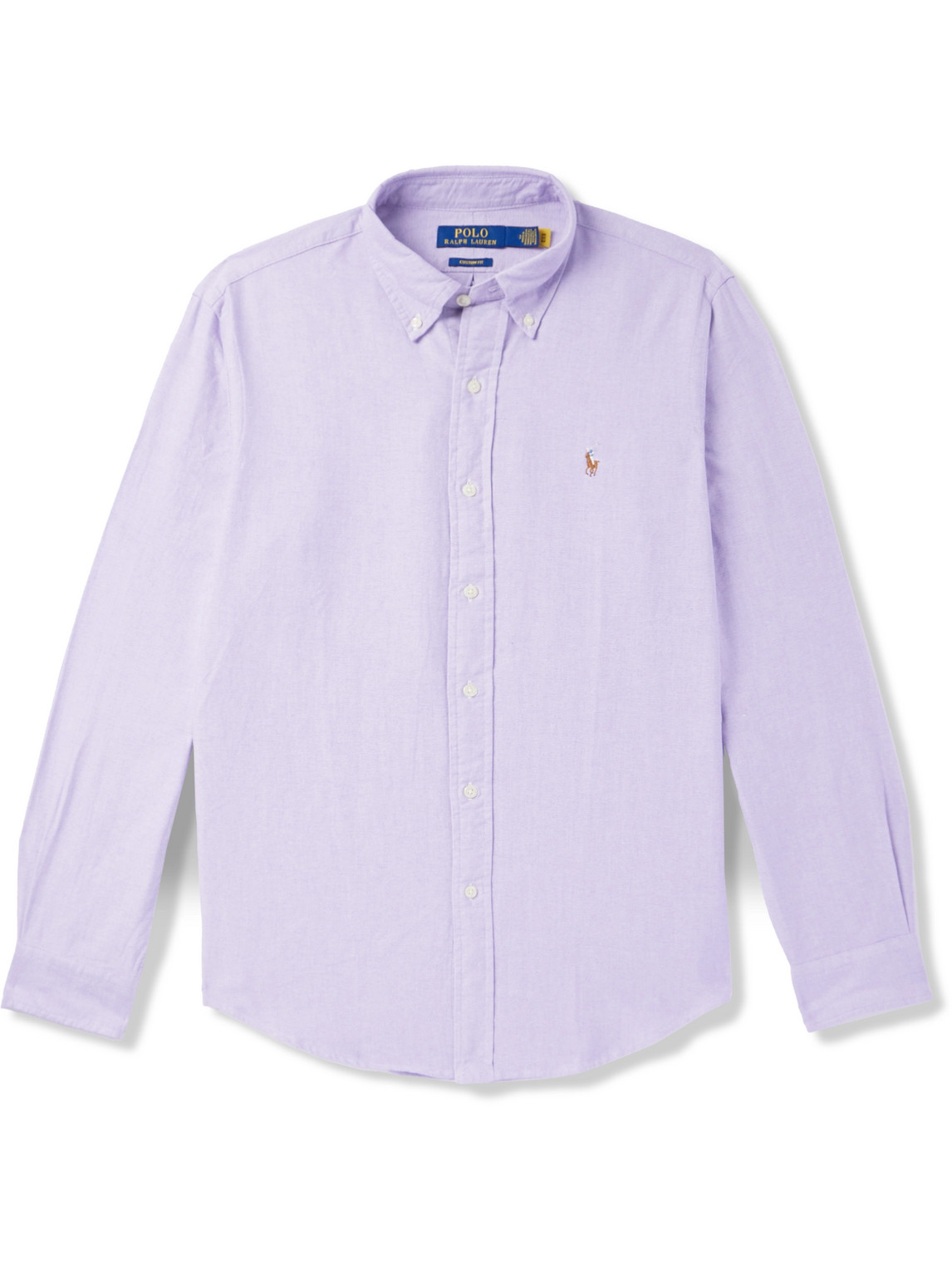 Polo Ralph Lauren Button-down Collar Cotton Oxford Shirt In Purple