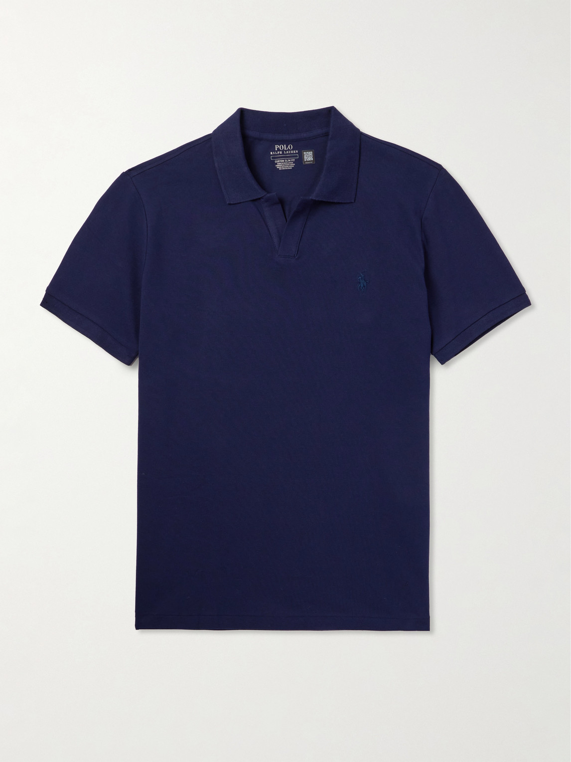 Polo Ralph Lauren Logo-Embroidered Cotton-Blend Piqué Polo Shirt - Men