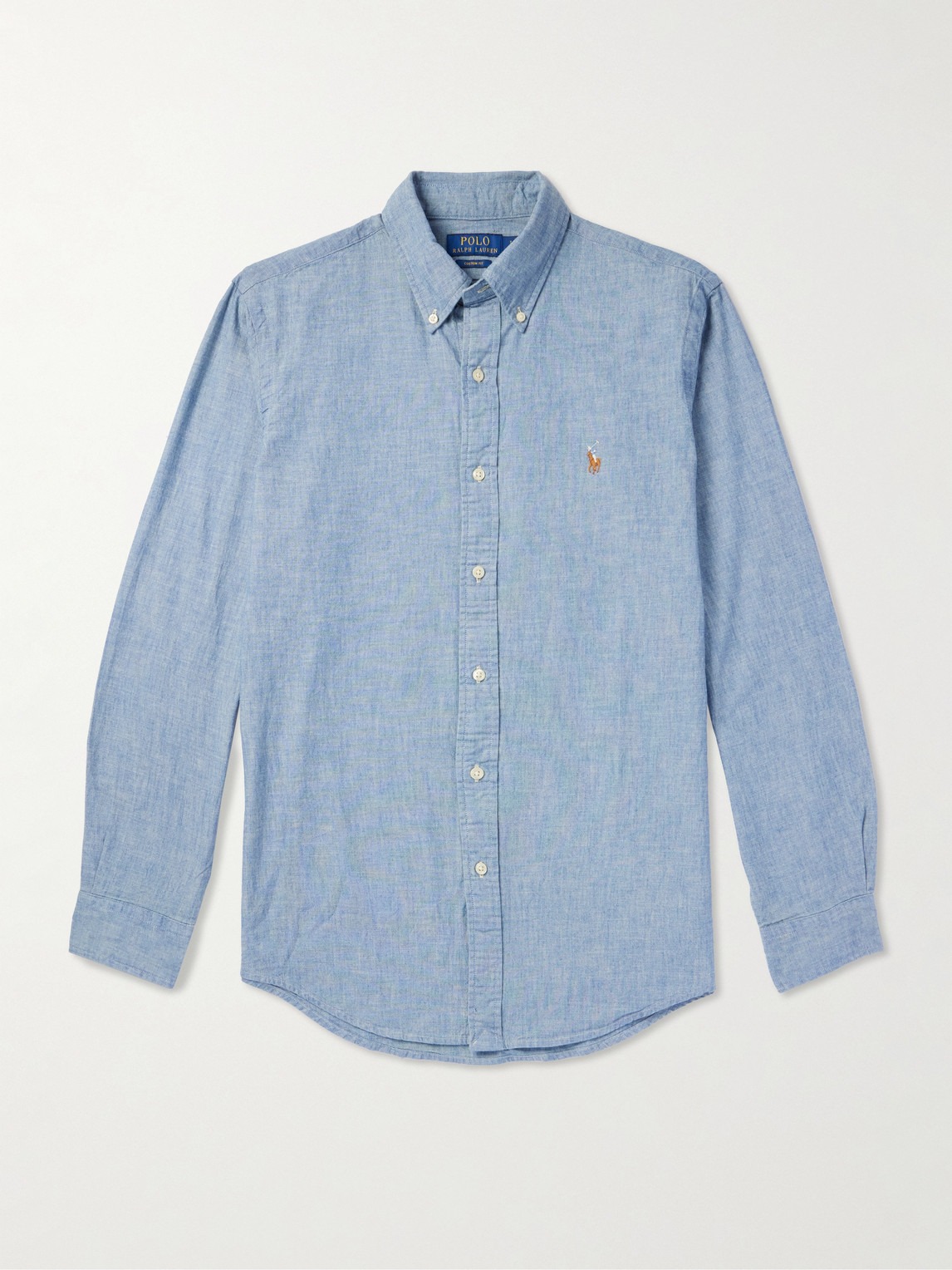 Polo Ralph Lauren Button-Down Collar Cotton-Chambray Shirt - Men