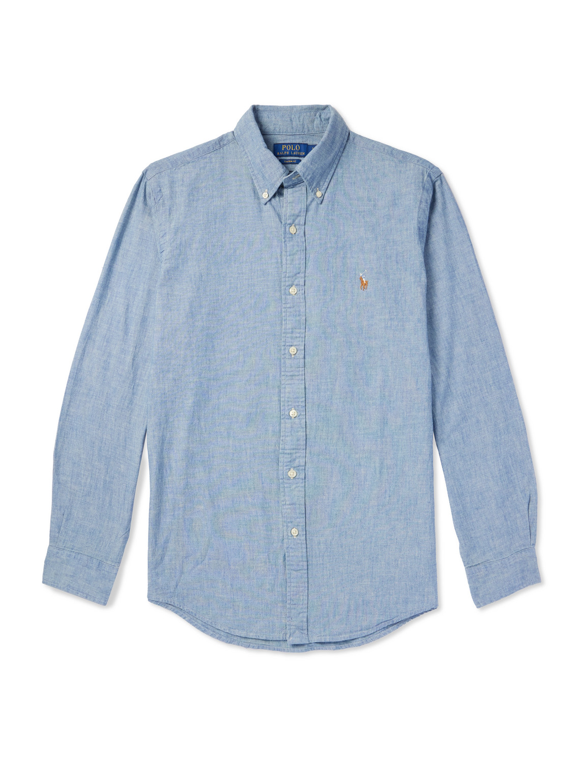Polo Ralph Lauren Long Sleeve Sport Slim Shirt In Blue