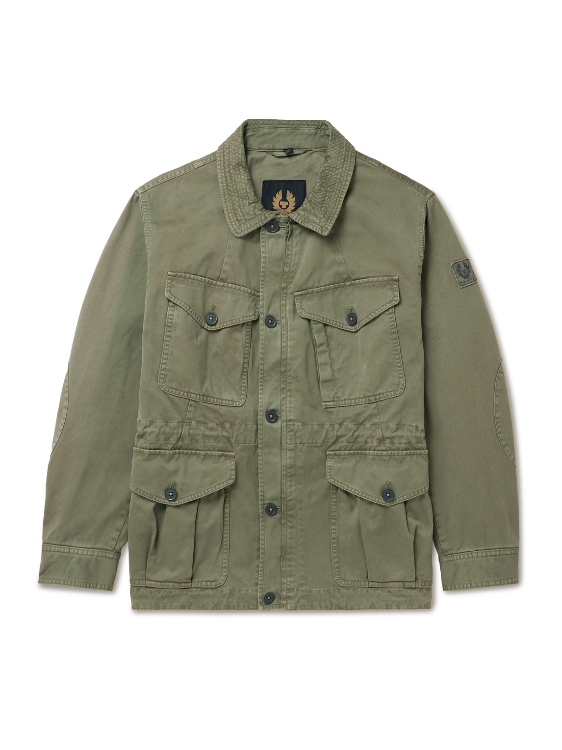 Belstaff Fieldmaster Utility Jacket Adjustable Cuffs In Green