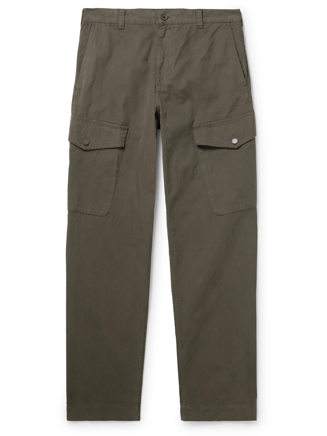 Dispatch Straight-Leg Garment-Dyed Cotton Cargo Trousers