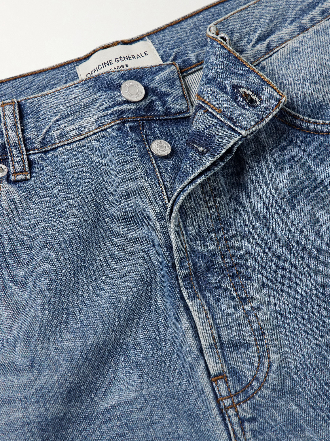 OFFICINE GENERALE STRAIGHT-LEG JEANS