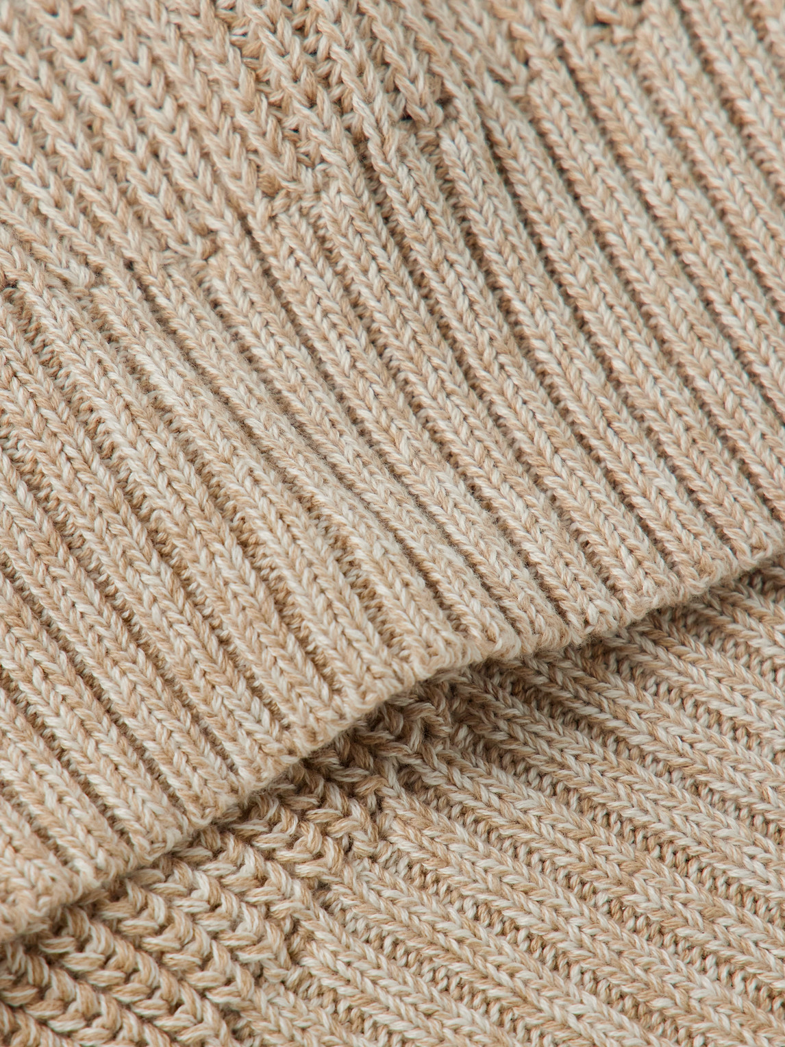 OFFICINE GENERALE RAY RIBBED ORGANIC COTTON SWEATER
