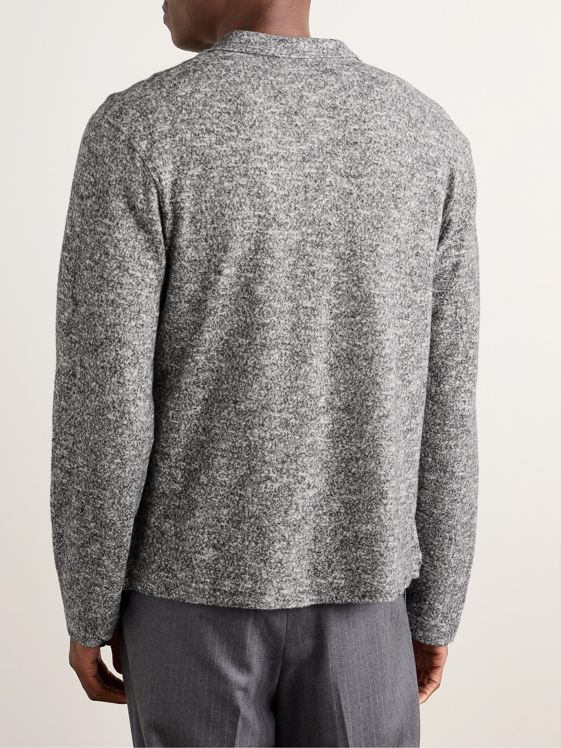 OFFICINE GENERALE BRYAN BRUSHED COTTON-BLEND OVERSHIRT