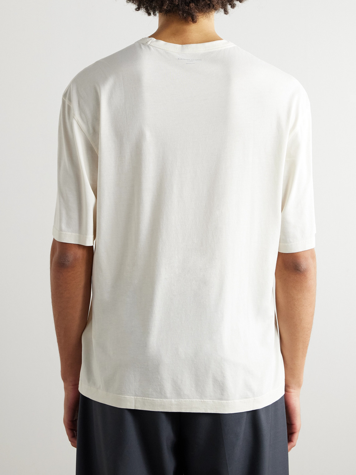 OFFICINE GENERALE BENNY PIGMENT-DYED LYOCELL AND COTTON-BLEND JERSEY T-SHIRT