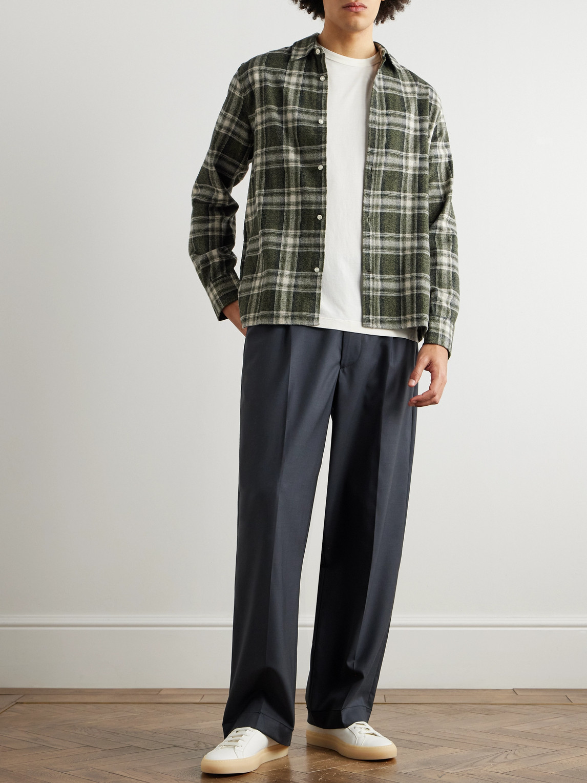OFFICINE GENERALE BENNY PIGMENT-DYED LYOCELL AND COTTON-BLEND JERSEY T-SHIRT