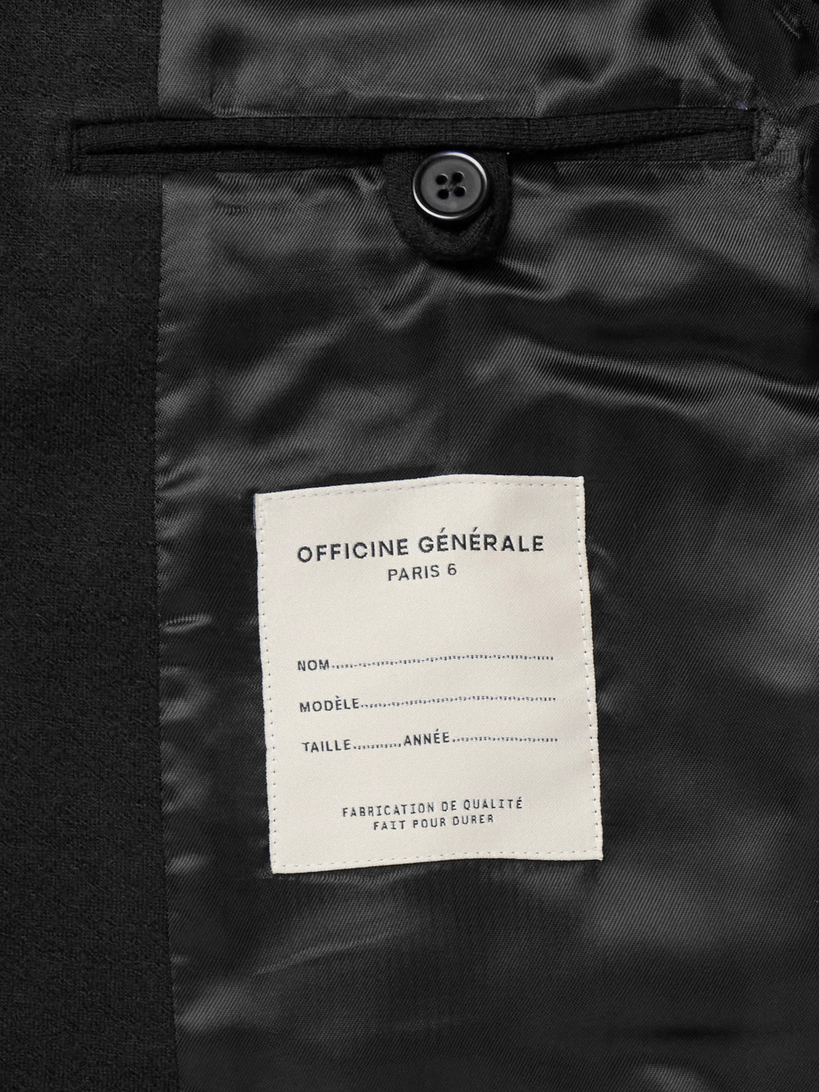 OFFICINE GENERALE ARTHUR WOVEN SUIT JACKET