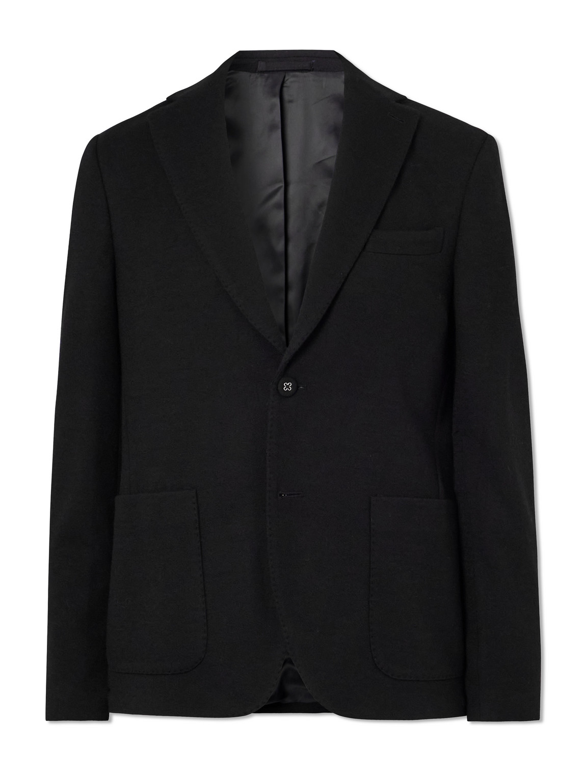 Officine Generale Arthur Woven Suit Jacket In Black