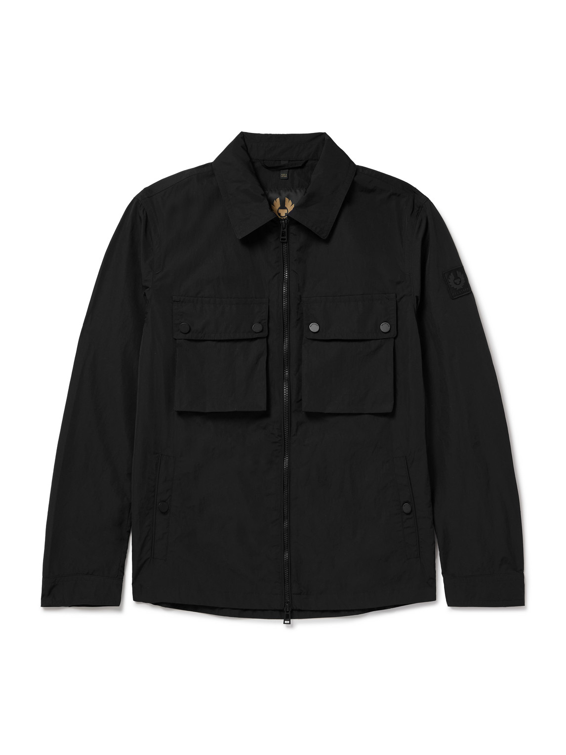Belstaff Tourer Alpha Nylon Overshirt In Black
