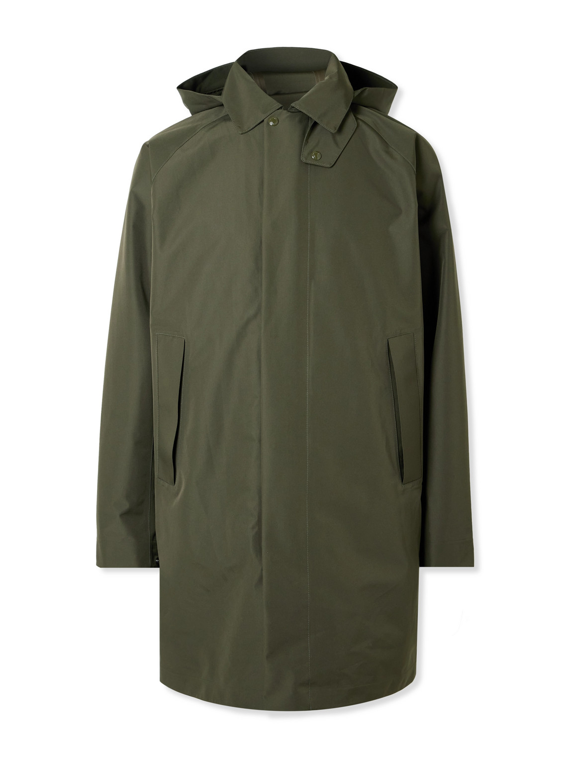 Belstaff Force Recycled-shell Coat In Green