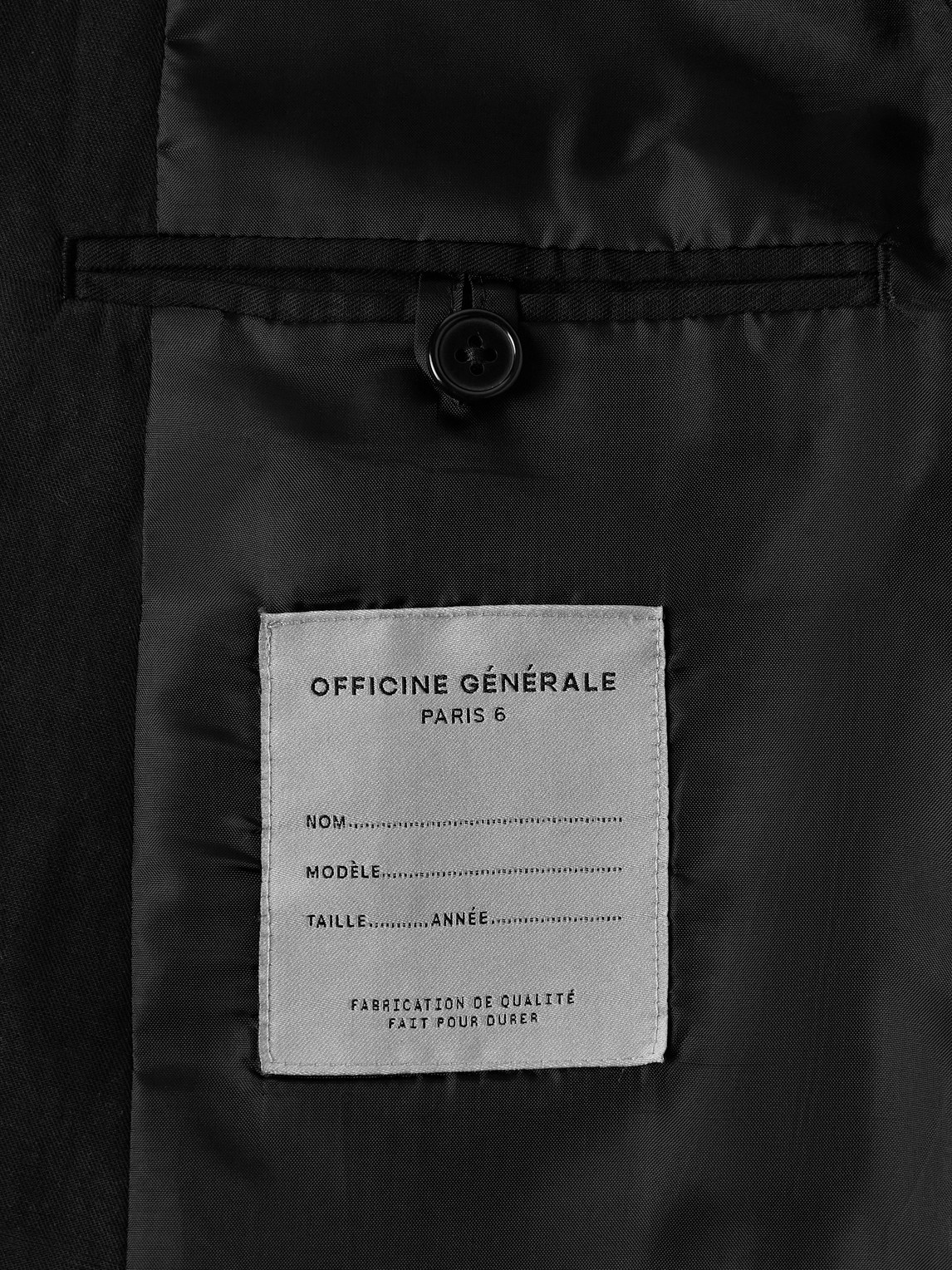 OFFICINE GENERALE NEHEMIAH GARMENT-DYED LYOCELL, LINEN AND COTTON-BLEND TWILL SUIT JACKET