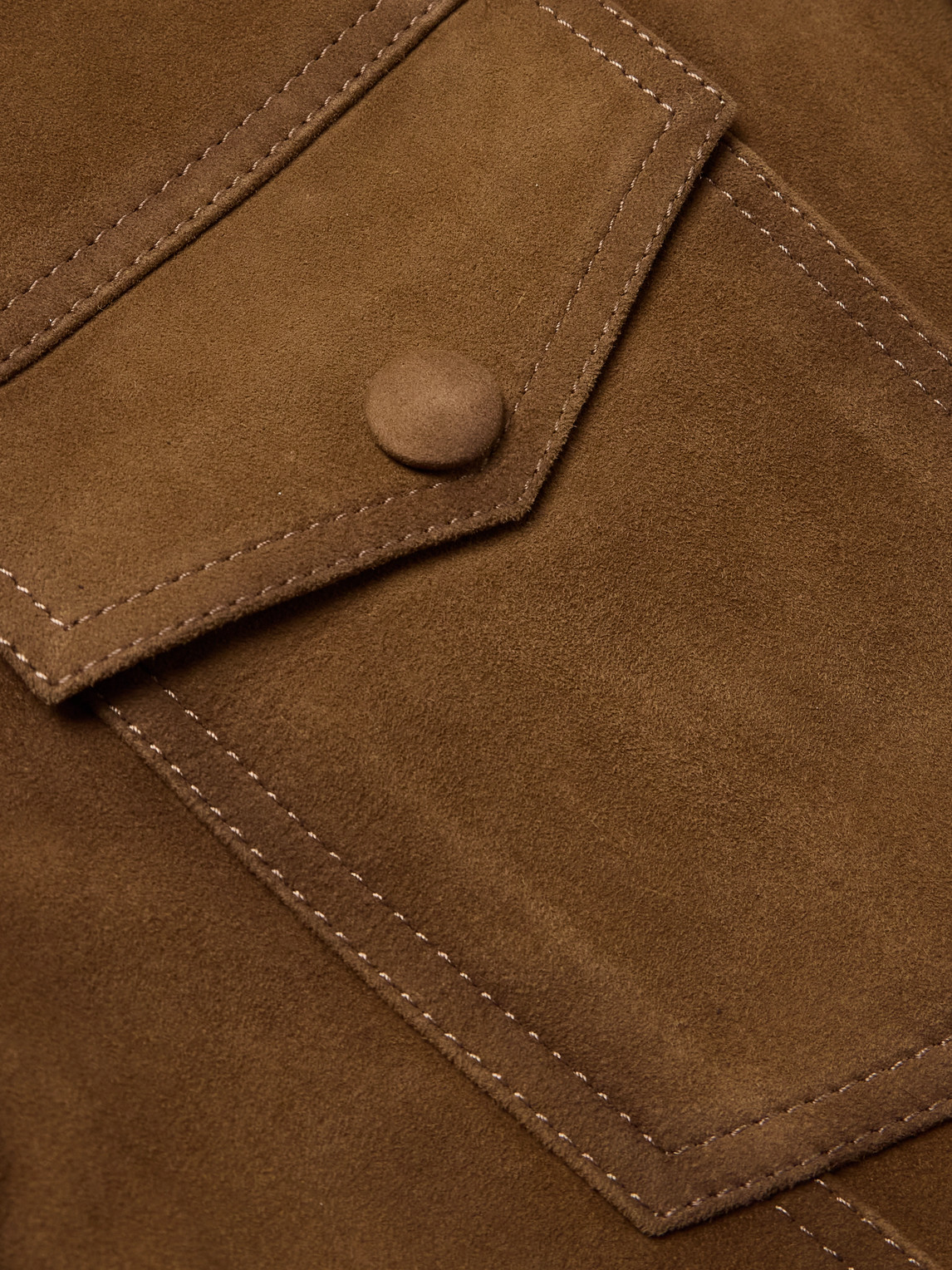 OFFICINE GENERALE LEONIDE BURNISHED-SUEDE JACKET