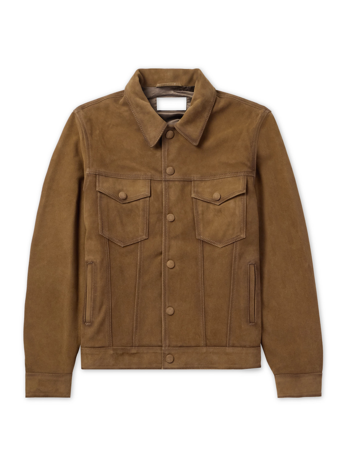 Officine Generale Leonide Burnished-suede Jacket