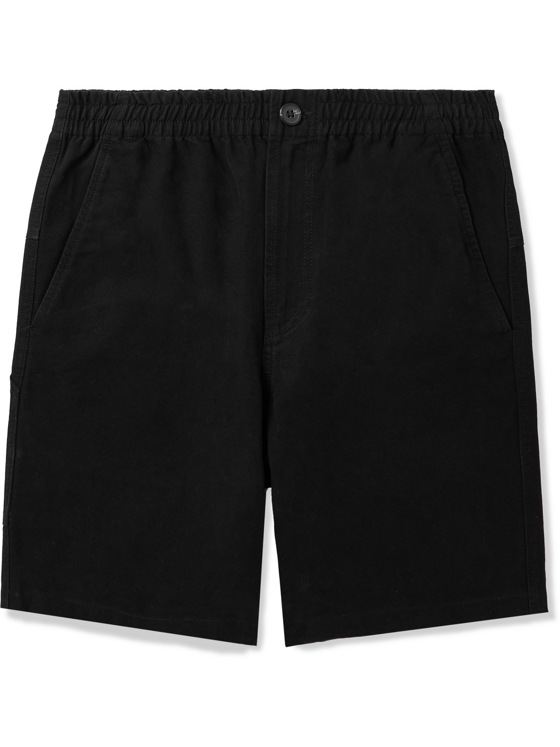 Apc A.p.c. Elasticated Waistband Bermuda Shorts In Black