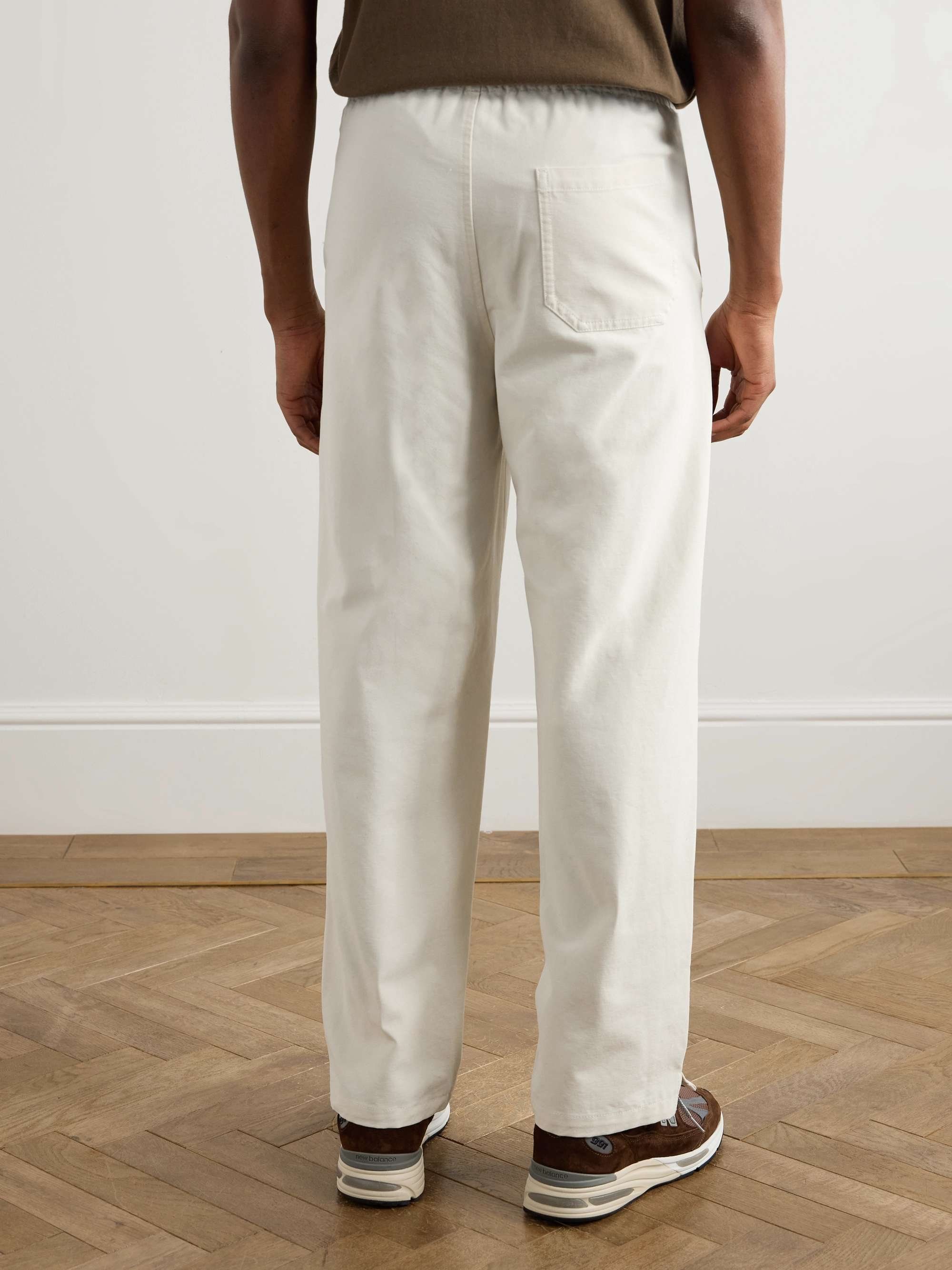 A.P.C. Vincent Straight-Leg Cotton-Canvas Drawstring