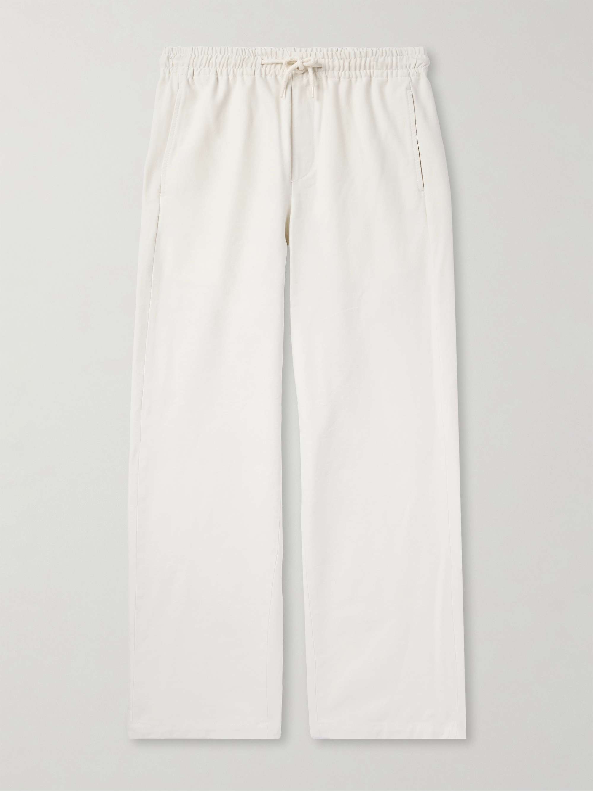 A.P.C. Vincent Straight-Leg Cotton-Canvas Drawstring