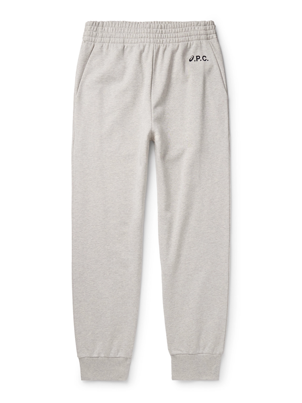 ASICS Jogging Hill Tapered Logo-Print Organic Cotton-Jersey Sweatpants